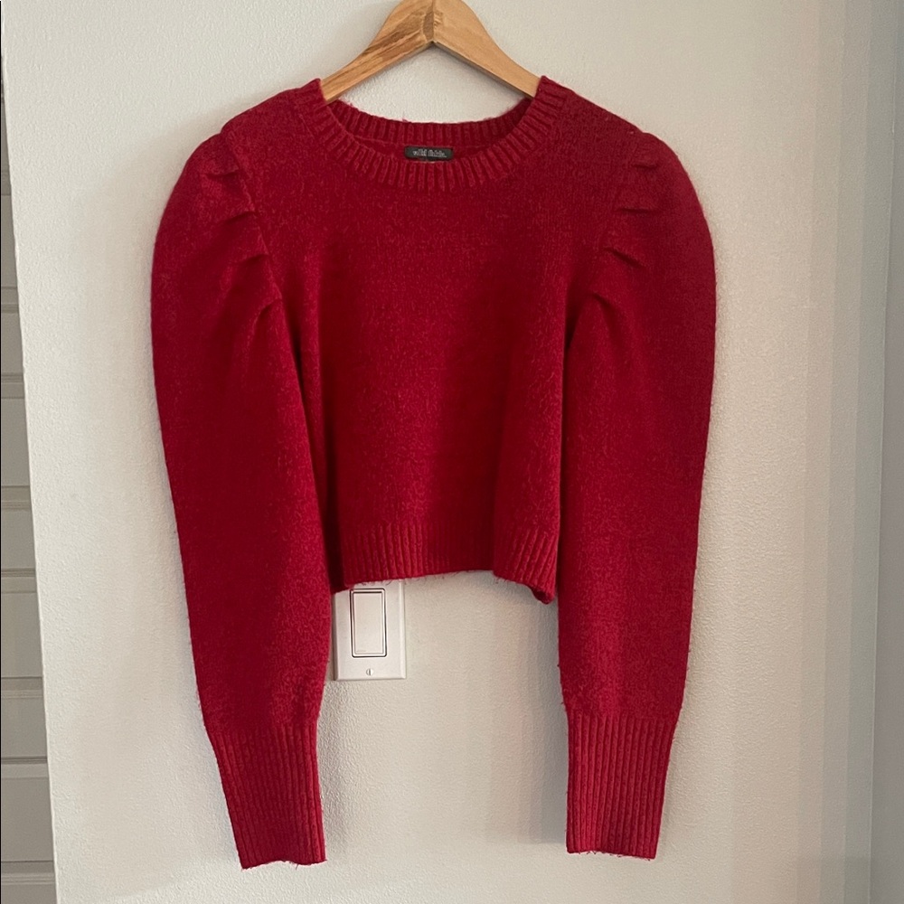 Wild fable Woman’s Red Sweater Size Small